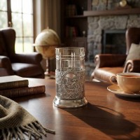 Чайный набор Заправский рыбак (посеребренный)