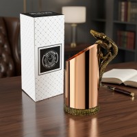 Подставка для карандашей Аллигатор (с чернением)