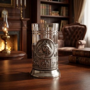 Чайный набор Конь вороной (с чернением)