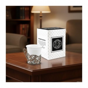 Кофейный набор Летний сад (с чернением)