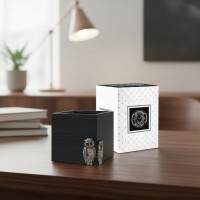 Подставка для карандашей Пара сов (с чернением)