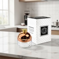 Банка для сыпучих продуктов Фазан (медь)