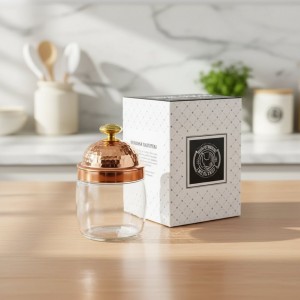 Банка для сыпучих продуктов Абрикос (медь)