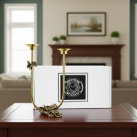 Подсвечник Ромашковый букет (с чернением)