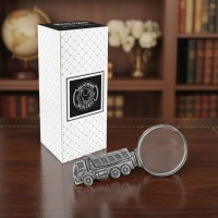 Настольная лупа Грузовичок (посеребренная)