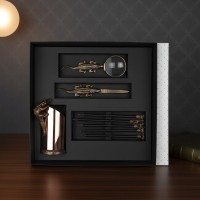 Настольный набор Африканские джунгли (с чернением)