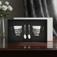 Чайный набор Лосиный остров (посеребренный) Чайный набор Лосиный остров (посеребренный)