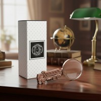 Настольная лупа Грузовик (с чернением)