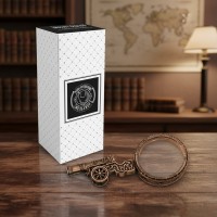 Настольная лупа Русская пушка (с чернением)