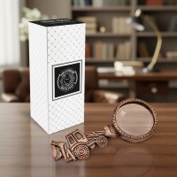 Настольная лупа Большой экскаватор (с чернением)