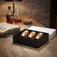 Набор стопок для водки Национальная рыбалка (с чернением)