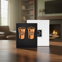 Набор стопок для водки Рыбацкий (с чернением)