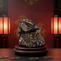 Фигурка Жаба на монетах (малая)