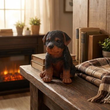 Фигурка Щенок ротвейлера