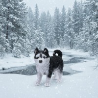 Фигурка Щенок лайки