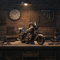 Фигурка Легендарный мотоцикл