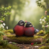 Копилка Парочка снегирей