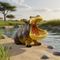 Копилка Голодный бегемот