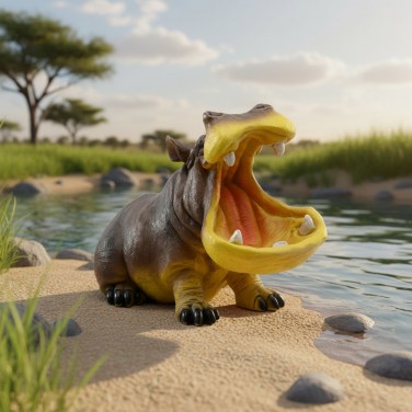 Копилка Голодный бегемот