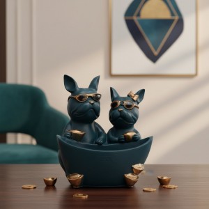 Подставка для мелочей Два бульдога Подставка для мелочей Два бульдога