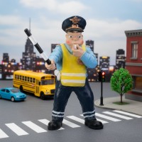 Фигурка Гаишник на посту