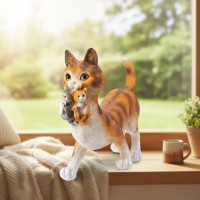 Фигурка Кошка с котятами