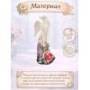 Фигурка Девушка-ангел и корзина роз - Фото № 3