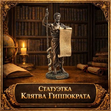 Статуэтка Клятва Гиппократа (люкс)