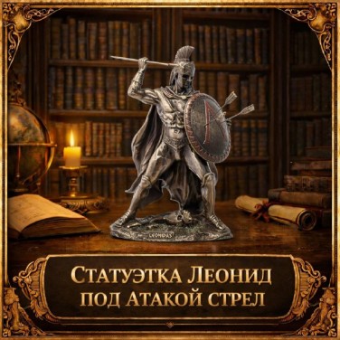Статуэтка Леонид под атакой стрел