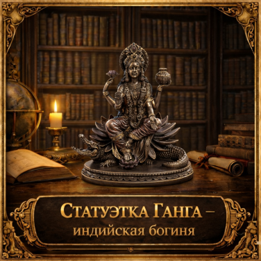 Статуэтка Ганга - индийская богиня Статуэтка Ганга - индийская богиня