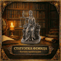 Статуэтка Фемида - богиня правосудия