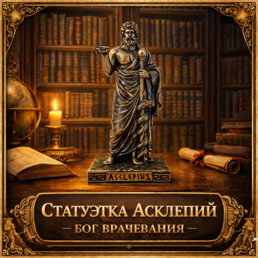 Статуэтка Асклепий - бог врачевания