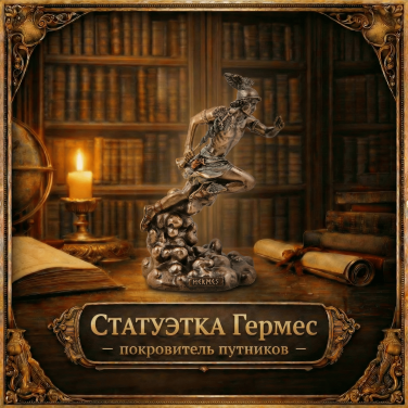 Статуэтка Гермес - покровитель путников