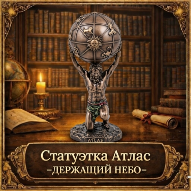 Статуэтка Атлас - держащий небо