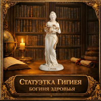 Статуэтка Гигиея - богиня медицины