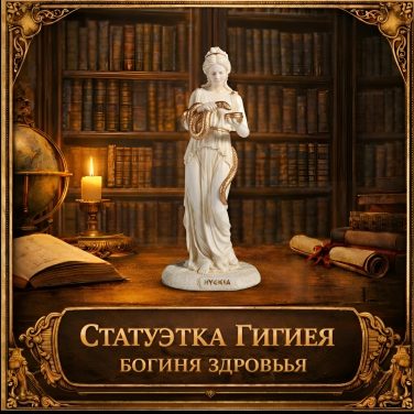 Статуэтка Гигиея - богиня медицины