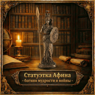 Статуэтка Афина - богиня мудрости и войны