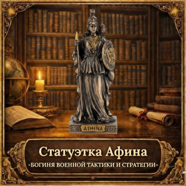 Статуэтка Афина - богиня военной тактики и стратегии