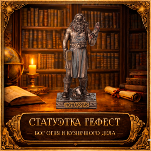 Статуэтка Гефест - бог огня и кузнечного дела