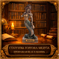 Статуэтка Горгона Медуза, превращающая в камень