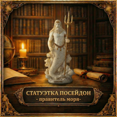 Статуэтка Посейдон - правитель моря