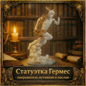 Статуэтка Гермес - покровитель путников и послов Статуэтка Гермес - покровитель путников и послов