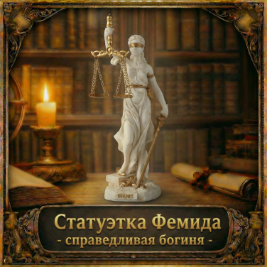 Статуэтка Справедливая богиня Фемида