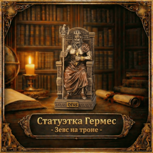 Статуэтка Зевс на троне Статуэтка Зевс на троне