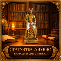 Статуэтка Анубис - проводник душ умерших