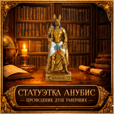 Статуэтка Анубис - проводник душ умерших