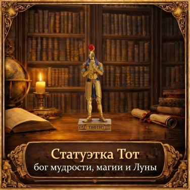 Статуэтка Тот - бог мудрости, магии и Луны