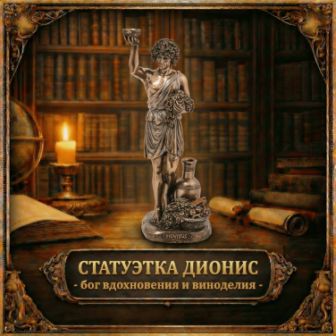 Статуэтка Дионис - бог вдохновения и виноделия