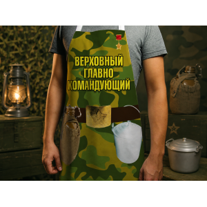 Прикольный фартук Главнокомандующий
