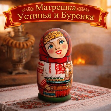 Матрешка Устинья и Буренка